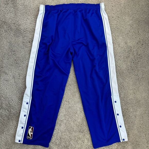 Vtg San Francisco Warriors Warmup Pants Mens 4XL Reebok HWC‎ Blue Drawstring ABA - Picture 3 of 13
